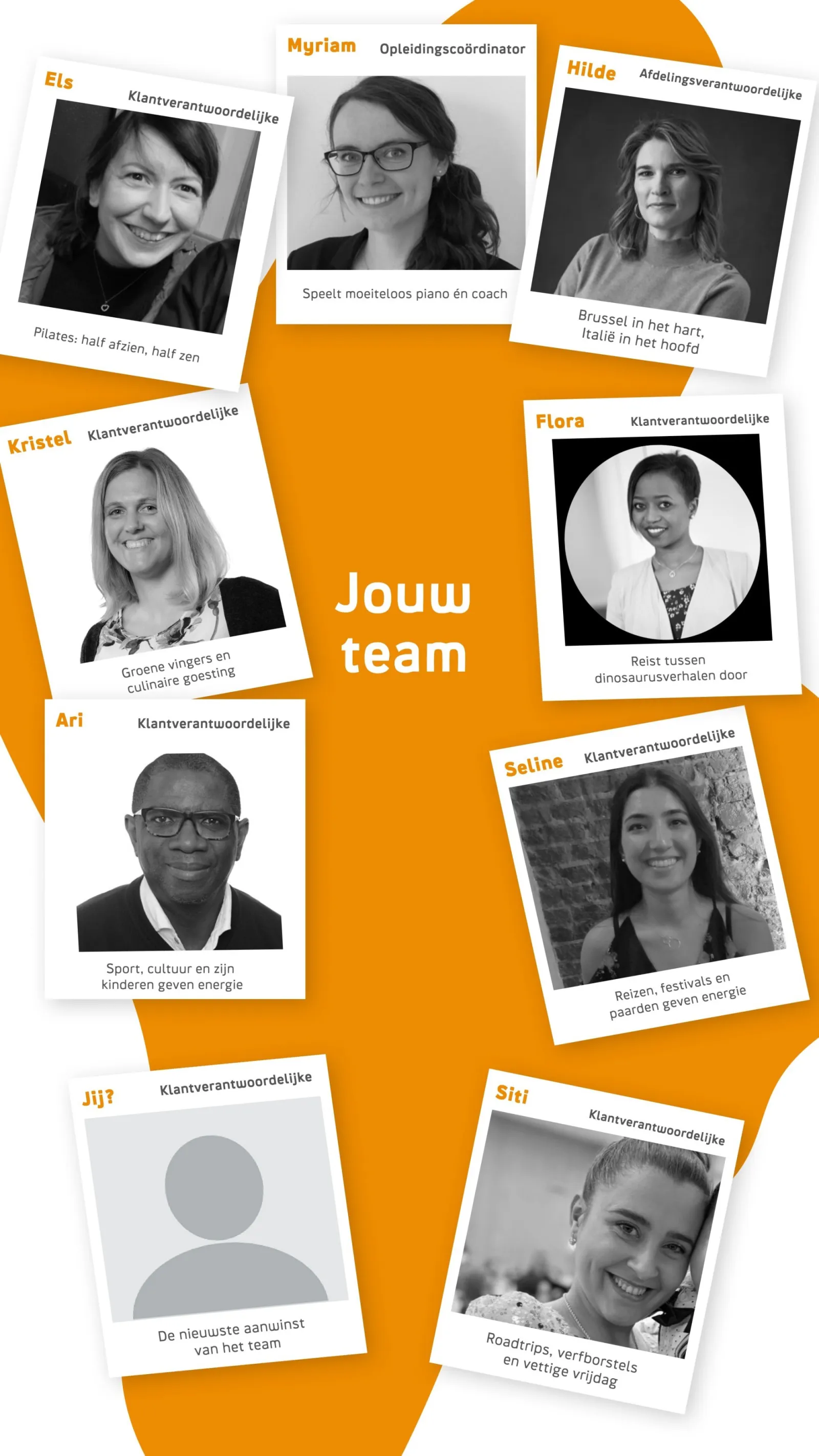 Overzicht team ondernemersloket brussel mobiel