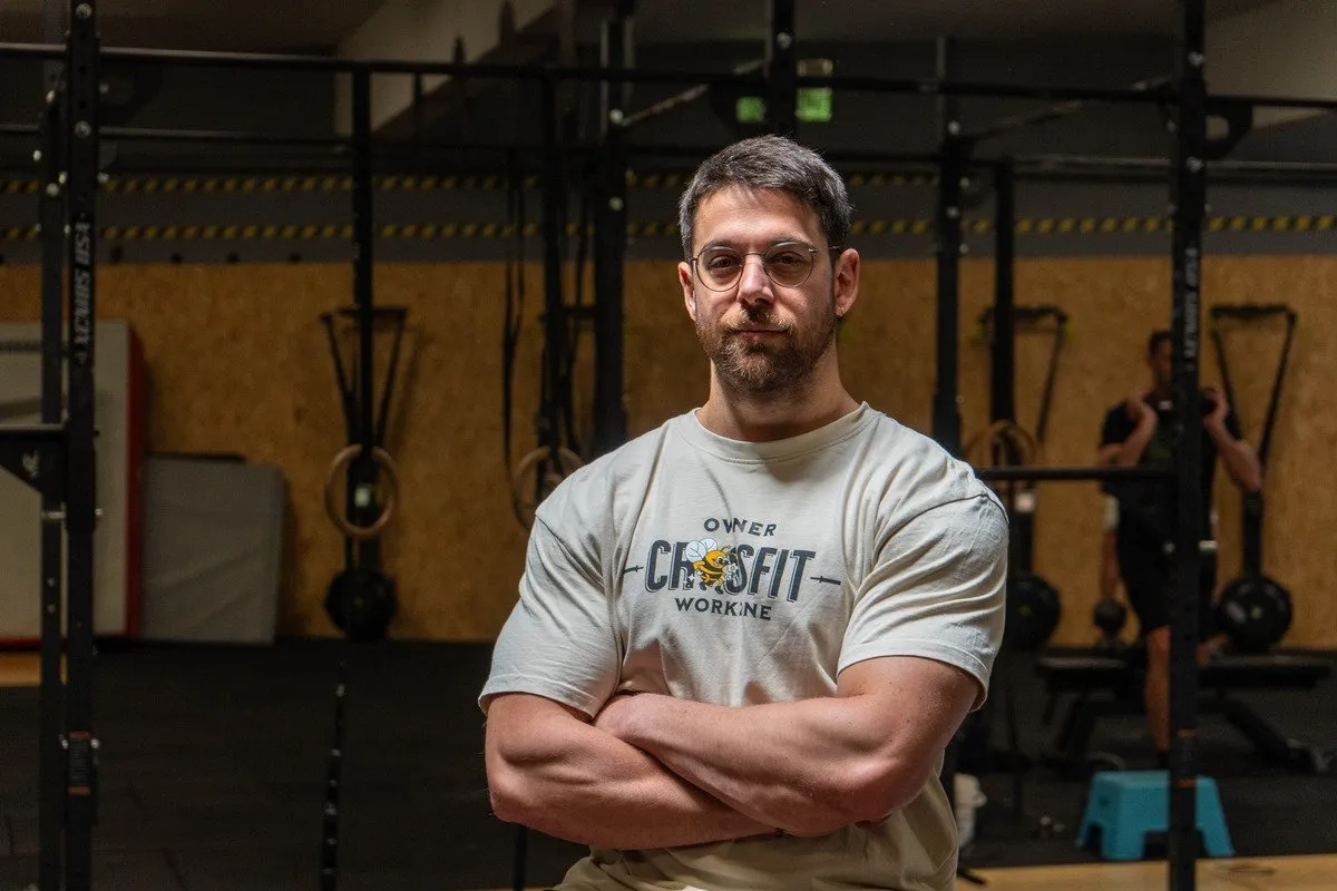 Portret van Maxime Wilen, personal coach bij CrossFit Workzone